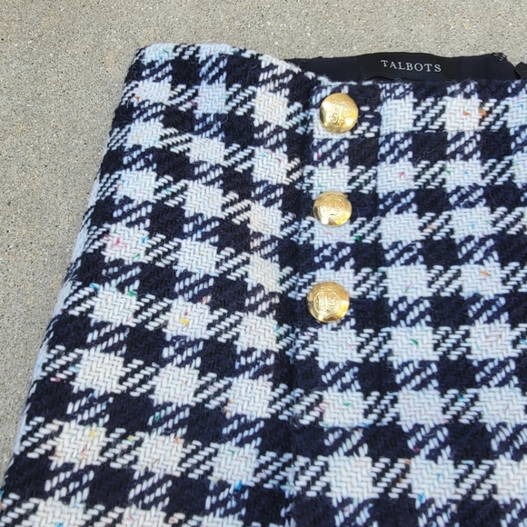 TALBOTS Wool Blend Skirt Size 12 - Picture 2 of 8